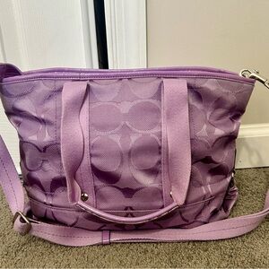 Coach Lavender Tote Bag